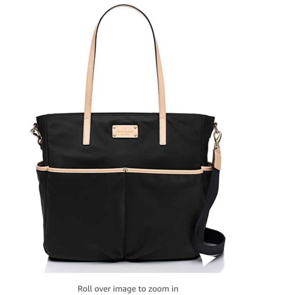 Kate Spade Honey Baby Bag Kennedy Park Black Nylon